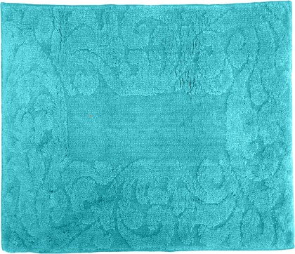 Коврик для ванной Grund Ornamentik, 50x55см, полиэстер, светло-синий b4028-606184