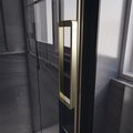 Душевой угол Veconi Premium Trento PTC-SP-40G, 1300x1000x2000, стекло прозрачное, брашированное золото PTC40-SP-130100-G-01-C4
