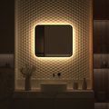 Зеркало с окантовкой Defesto Aura 70x60, LED подсветка, ИК-выключатель, тёплый белый свет DF 2976RH