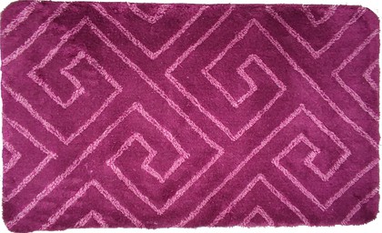 Коврик для ванной Kleine Wolke Jenna Purple, 70x120см, полиакрил, фиолетовый 9102461311