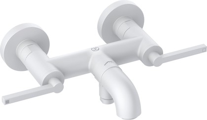 Смеситель для ванны Kludi Nova Fonte Puristic, белый матовый 205405315