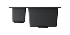 Кухонная мойка Omoikiri Bosen 59-2-BL, гранит, чёрный 4993149