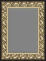 Зеркало Evoform Exclusive 600x800 с фацетом, в багетной раме 106мм, барокко золото BY 1231