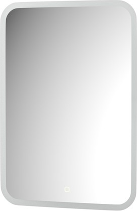 Зеркало с матированием и LED-подсветкой Defesto, 21W, 50x70см, сенсорный выключатель, тёплый белый свет DF 3814S