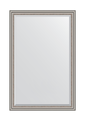 Зеркало Evoform Exclusive 1160x1760 с фацетом, в багетной раме 88мм, римское серебро BY 1317
