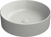 Раковина GSI Kube X d450, накладная, круглая, серый матовый 942717