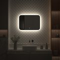 Зеркало с окантовкой Defesto Aura 70x50, LED подсветка, сенсорный выключатель, нейтральный белый свет DF 2964SH