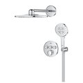 Душевая система Grohe Grohtherm SmartControl с Rainshower SmartActive 310, верхний и ручной душ, термостат, хром 34863000
