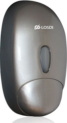 Дозатор жидкого мыла Losdi Paris, настенный, ABS-пластик, серебро CJ-1003CG-L
