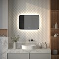 Зеркало с окантовкой Defesto Aura 70x50, LED подсветка, сенсорный выключатель, нейтральный белый свет DF 2964SH