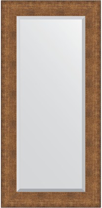 Зеркало Evoform Definite 570x1170 в багетной раме 88мм, медная кольчуга BY 3949