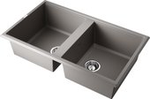 Кухонная мойка Omoikiri Tedori 86-2-GR Tetogranit, leningrad grey 4993572
