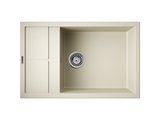 Кухонная мойка Omoikiri Sumi 78-LB-BE, с крылом, оборачиваемая, Tetogranit, ваниль 4993720