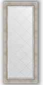 Зеркало Evoform Exclusive-G 660x1560 с гравировкой, в багетной раме 88мм, римское серебро BY 4147