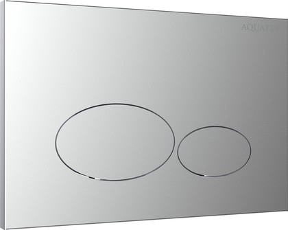 Панель смыва Aquatek клавиши овальные, 162x244, хром матовый KDI-0000073