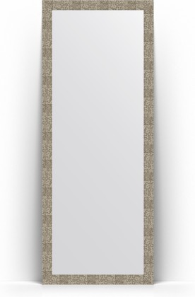 Зеркало Evoform Definite Floor 780x1970 пристенное напольное, в багетной раме 70мм, соты титан BY 6006