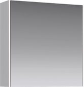 Зеркальный шкаф Aqwella Mobi 60см, белый глянцевый MOB0406+MOB0717W