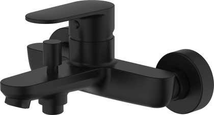 Смеситель для ванны Aquatek Ника, матовый чёрный AQ1840MB