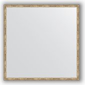 Зеркало Evoform Definite 670x670 в багетной раме 24мм, серебряный бамбук BY 0659