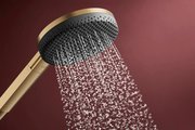 Ручной душ Hansgrohe Alive Select S 125 3jet EcoSmart, шлифованная бронза 24511140