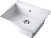 Кухонная мойка Omoikiri Akari 57 WH, Tetogranit, белый 4997365