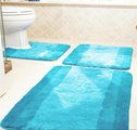 Коврик для туалета 55x55см голубой Spirella BALANCE 1009217