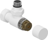 Вентиль Сунержа угловой под шестигранник G1/2"НРxG3/4"НГ, матовый белый 30-1404-1234