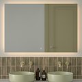 Зеркало с фацетом Defesto Glow 120x80, LED подсветка, сенсорный выключатель, тёплый белый свет DF 2520SH