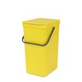 Ведро для мусора Brabantia Sort&Go, 16л, жёлтый 109867