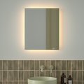 Зеркало с фацетом Defesto Glow 50x60, LED подсветка, без выключателя, тёплый белый свет DF 2513