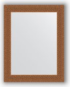 Зеркало Evoform Definite 380x480 в багетной раме 46мм, мозаика медь BY 3003