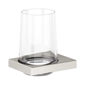 Держатель стакана Keuco Edition 11, в комплекте с хрустальным стаканом, никель шлифованный 11150 059000