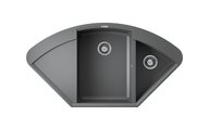 Кухонная мойка Omoikiri Sakaime 105C-PL с крылом, Tetogranit, платина 4993209
