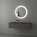 Зеркало Evoform Ledshine d80, с подсветкой, нейтральный белый свет, сенсорный выключатель BY 2625