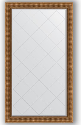 Зеркало Evoform Exclusive-G 970x1720 с гравировкой, в багетной раме 93мм, бронзовый акведук BY 4412