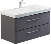 Тумба подвесная с раковиной, 2 ящика, 100x48x57см Verona Moderna MD104