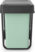 Встраиваемые мусорные вёдра Brabantia Sort&Go 2x15л, светло-зеленый, темно-серый 232503