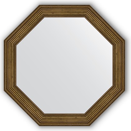 Зеркало Evoform Octagon 490x490 в багетной раме 51мм, сухой тростник BY 3661