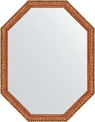 Зеркало Evoform Polygon 710x910 в багетной раме 60мм, бронзовые бусы на дереве BY 7056