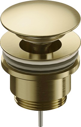 Донный клапан без перелива AQUAme, Brushed gold AQM7003BG