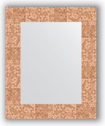 Зеркало Evoform Definite 430x530 в багетной раме 70мм, соты медь BY 3018