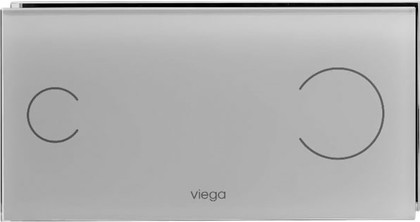 Кнопка смыва для унитаза металлическая, хром Viega Visign for More 100 597436