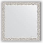Зеркало Evoform Definite 610x610 в багетной раме 46мм, мозаика хром BY 3132