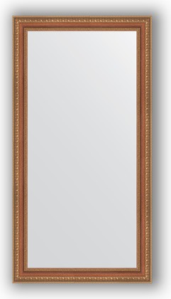 Зеркало Evoform Definite 550x1050 в багетной раме 60мм, бронзовые бусы на дереве BY 3075