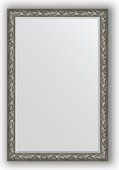 Зеркало Evoform Exclusive 1190x1790 с фацетом, в багетной раме 99мм, византия серебро BY 3624