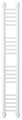 Полотенцесушитель водяной Сунержа Богема+ прямая 1200x150, матовый белый 30-0220-1215