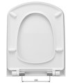 Сиденье для унитаза Roca Dama Senso Soft Close, микролифт, белое ZRU9302820