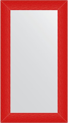 Зеркало Evoform Definite 600x1100 в багетной раме 89мм, красная волна BY 3902