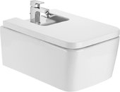 Подвесное биде Roca Inspira Square 370х560мм, белое 357535000
