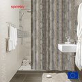 Штора для ванной комнаты Spirella Roman, 180x200см, текстиль, коричневый 1020622
